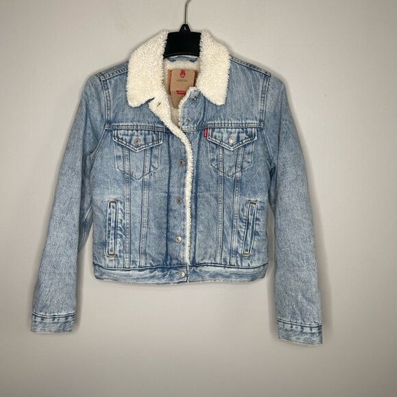 LEVI’S Original Sherpa Trucker Jacket NWT - Picture 2 of 3